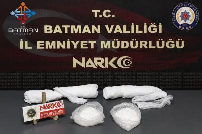 Batman'da alçı içine gizlenmiş metamfetamin ele geçirildi