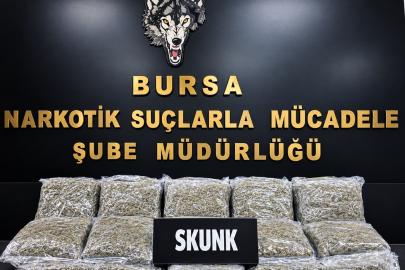 Bursa’da uyuşturucu operasyonu: 45 kilo esrar ele geçirildi