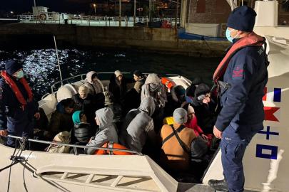 Edirne açıklarında 29 düzensiz göçmen yakalandı