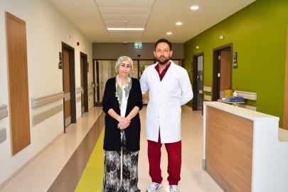 Gaziantep'te karın bölgesini dolduran 20 kilogramlık tümöre müdahale