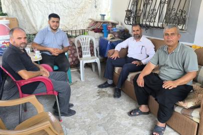 HÜDA PAR heyeti, Tarsus'ta muhtarları ve mahalle sakinlerini ziyaret etti