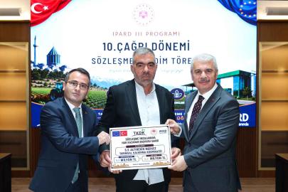 Konya'da 9 projeye 63 milyon lira IPARD hibesi