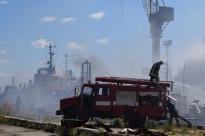 Rusya, Odessa Bölgesi'ndeki Yujnıy Limanı'na saldırı düzenledi