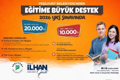 Yeşilyurt Belediyesinden eğitime destek