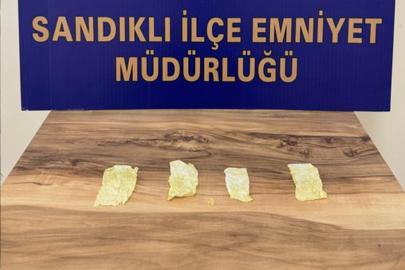 Afyonkarahisar’da uyuşturucu operasyonu: Bir şüpheli tutuklandı
