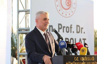 Bakan Bolat: Tekirdağ, Türkiye ekonomisinin en önemli üretim merkezlerinden biri