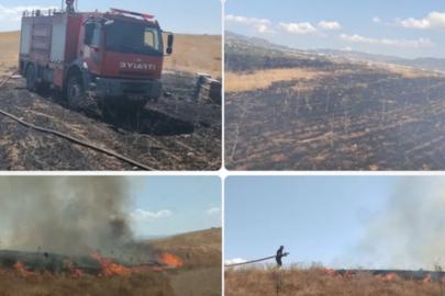 Bingöl’de anız yangını korkuttu