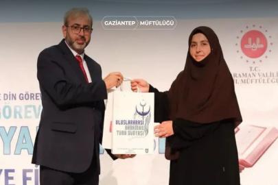 Hafızlık yarışmasında Gaziantep'e Türkiye ikinciliği