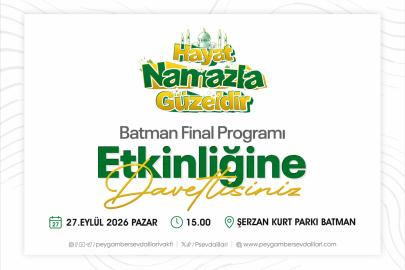 "Hayat Namazla Güzeldir" final programına Batman halkı davet edildi