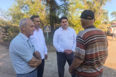 HÜDA PAR heyeti yangın bölgesinde incelemelerde bulundu