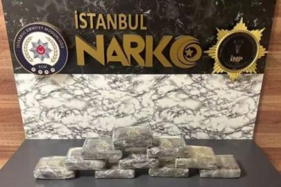 İstanbul'da 11 kilogram uyuşturucu ele geçirildi: 2 gözaltı
