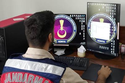 Konya’da jandarmadan sanal devriye: 2 bini aşkın site ve hesaba işlem yapıldı