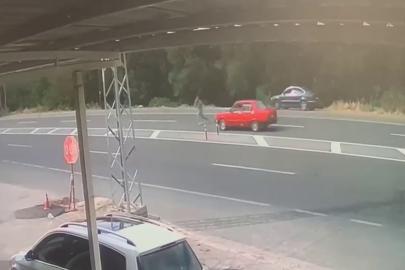 Malatya'da ölümle sonuçlanan kaza an be an kameraya yansıdı