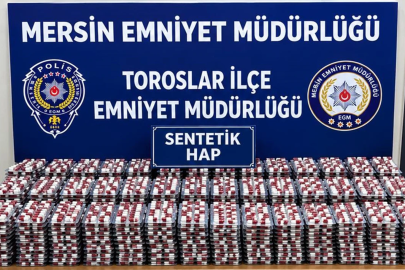 Mersin'de 11 bin 274 uyuşturucu hap ele geçirildi: 1 gözaltı