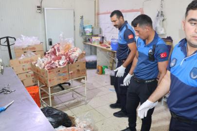Şanlıurfa'da gıda denetimi: 315 kilo sağlıksız ete el konuldu