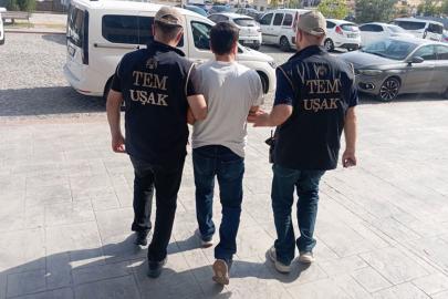 Uşak’ta 6 yıl 10 ay hapis cezası bulunan firari yakalandı
