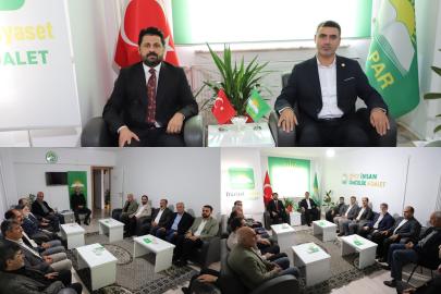 AK Parti Heyetinden HÜDA PAR Bingöl İl Başkanlığına ziyaret